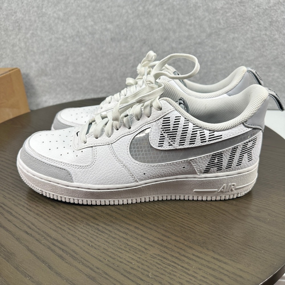 2019 Mens Nike Air Force One Low Under Construction Sz 10 BQ4421-100 - Picture 5 of 13